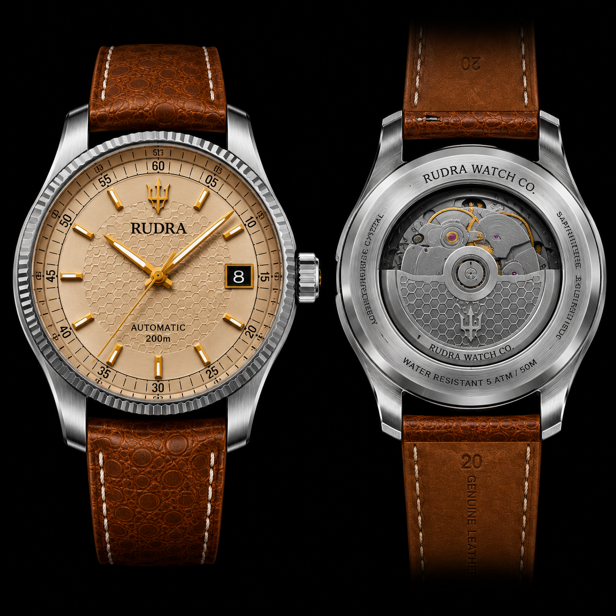 Rudra Ivory Gold Automatic